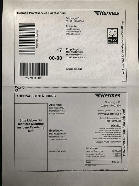 hermes paket aufkleber|Hermes paketschein ausdrucken.